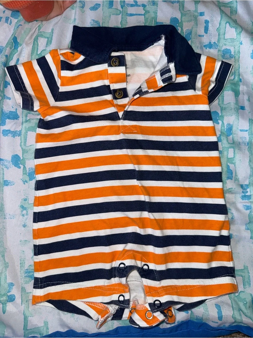 3 pk Red Anchor Short-Sleeve Baby Bodysuit